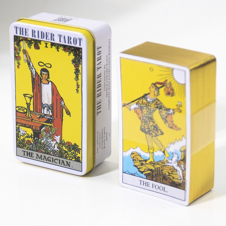 Set 78 de carti pentru tarot, Sunmostar, 13.3x6 cm, Multicolor