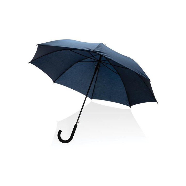 Стандартен автоматичен отворен чадър XD Design, Полиетилен, Дръжка, 23-инчов, Тъмносин, 84 x 103см