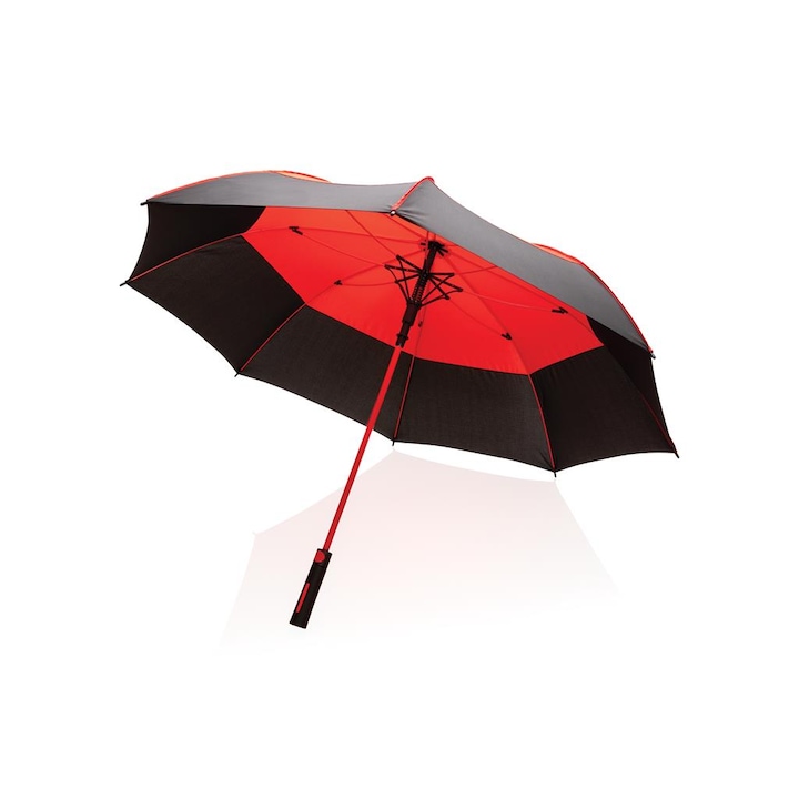 Автоматично буроустойчив чадър XD Design, Полиетилен, 27-инчов, Червен, 93 x 120см