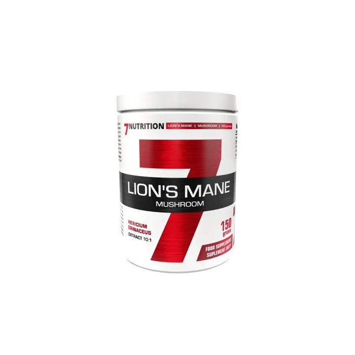 Supliment alimentar, 7 Nutrition, Mushroom Lion`s Mane pulbere 150 grame