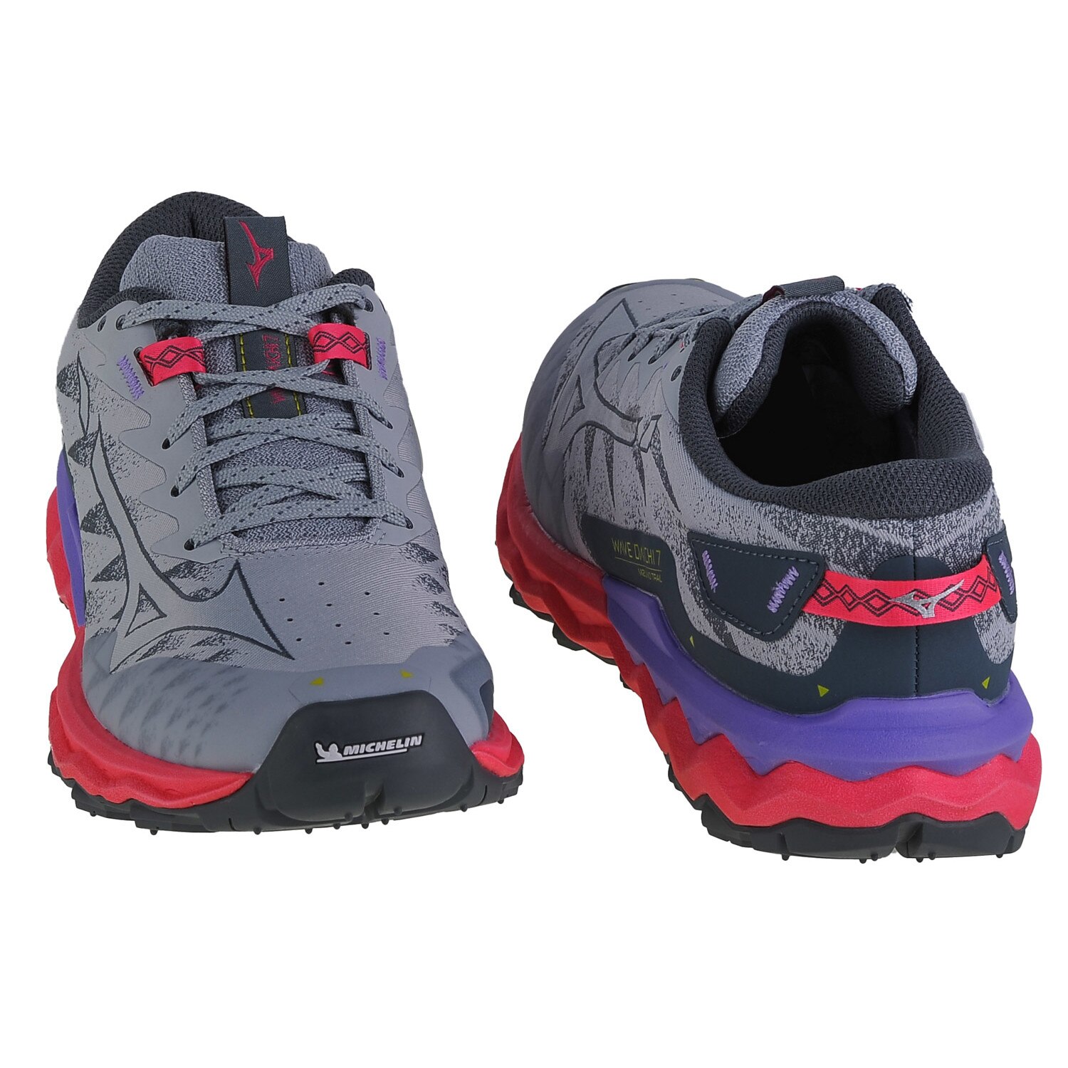 Pantofi de alergat, Mizuno Wave Daichi 7 J1GK227142, Gri, 36.5 EU