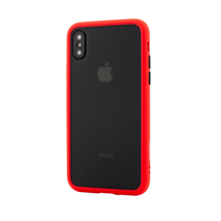 Кейс за iPhone 7 Plus / 8 Plus Vetter удароустойчив soft edge матово червен