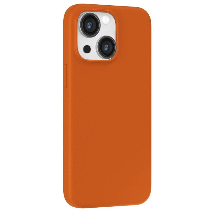 Калъф Devia Silicon Nature Series, съвместим с iPhone 15 Orange