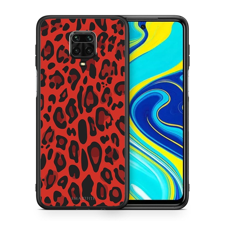 Protectie telefon Husa, Smartfits, Pentru Xiaomi Redmi Note 9S / 9 Pro / 9 Pro Max, Rosu