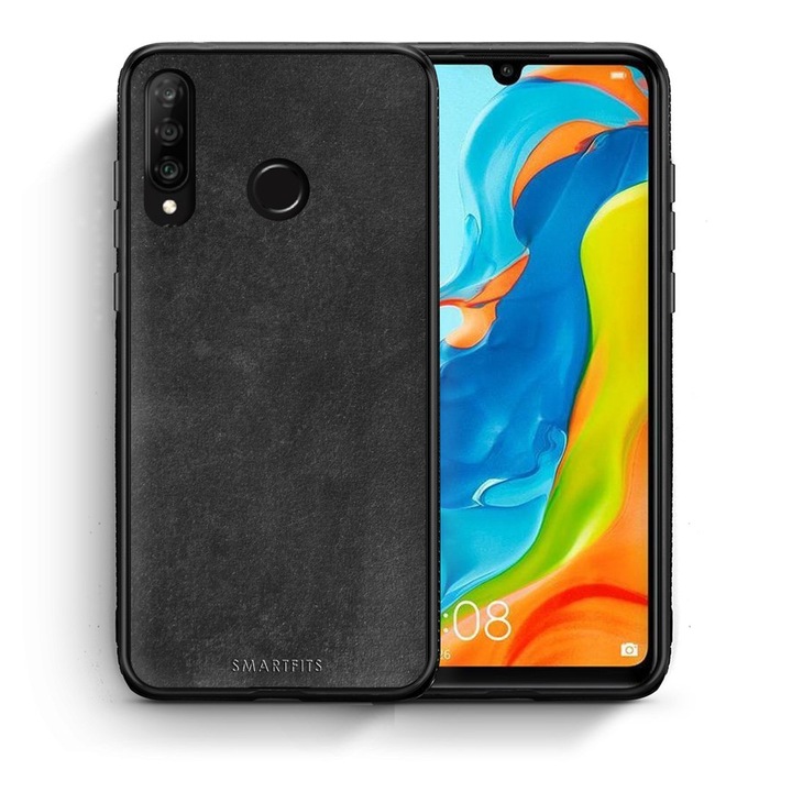 Husa protectie telefon, Smartfits, Pentru Huawei P30 Lite, Negru