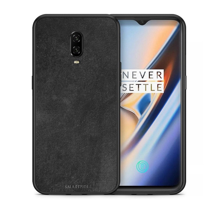 Husa telefon,Smartfits, pentru OnePlus 6T, Policarbonat, Negru