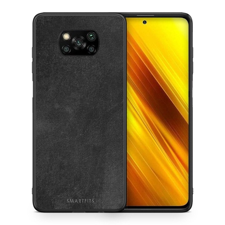 Husa protectie telefon, Smartfits, Pentru Xiaomi Poco X3 / X3 Pro / X3 NFC, Negru