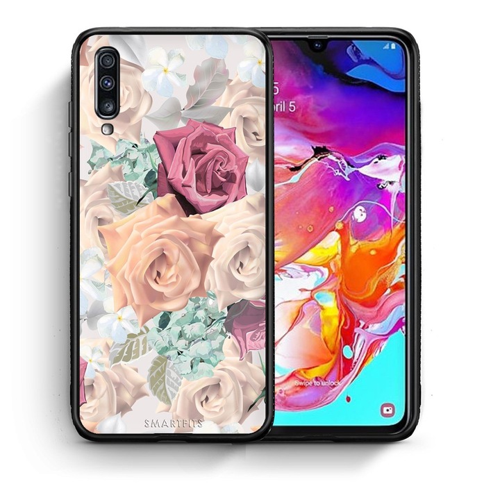 Husa telefon pentru Samsung Galaxy A70, Smartfits, Multicolor