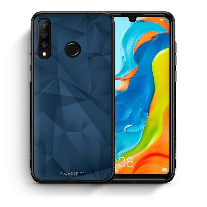 Husa pentru Huawei P30 Lite, Smartfits, Albastru