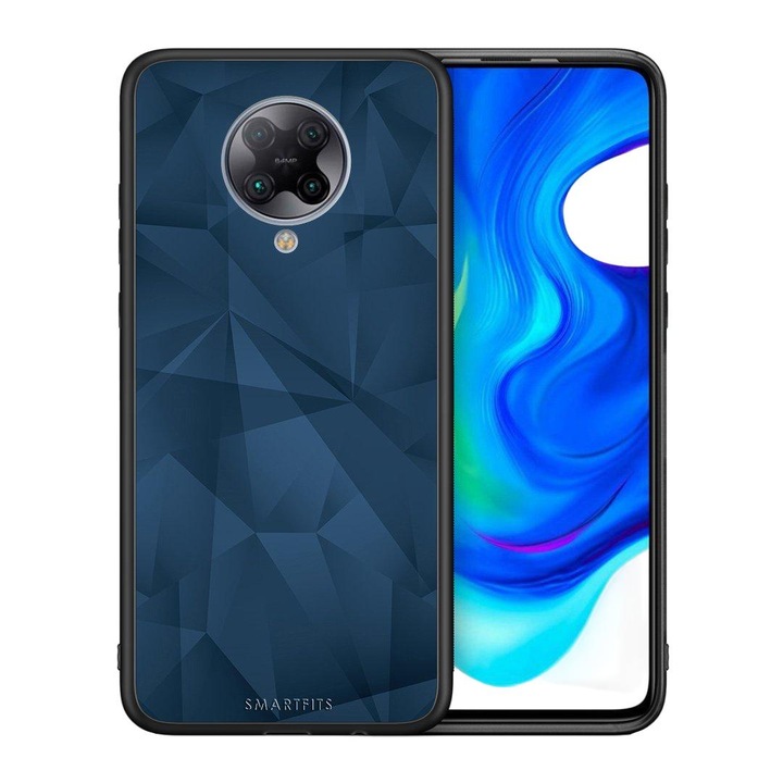 Husa pentru Xiaomi Poco F2 Pro, Smartfits, Policarbonat/TPU, Albastru