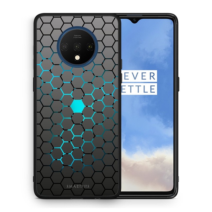 Husa telefon, Smartfits, pentru OnePlus 7T, Policarbonat, Negru