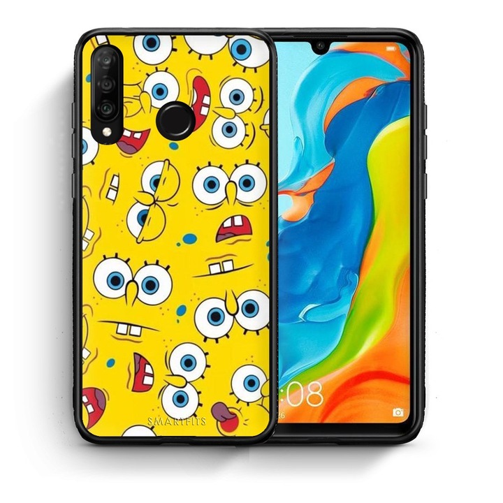 Husa protectie telefon, Smartfits, Compatibil cu Huawei P30 Lite