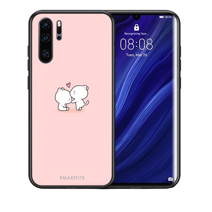 Husa pentru Huawei P30 Pro, Smartfits, Policarbonat/TPU, Roz