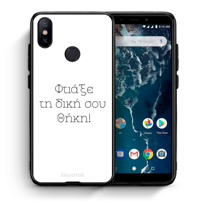 Husa pentru Xiaomi Mi A2, Smartfits, Alb