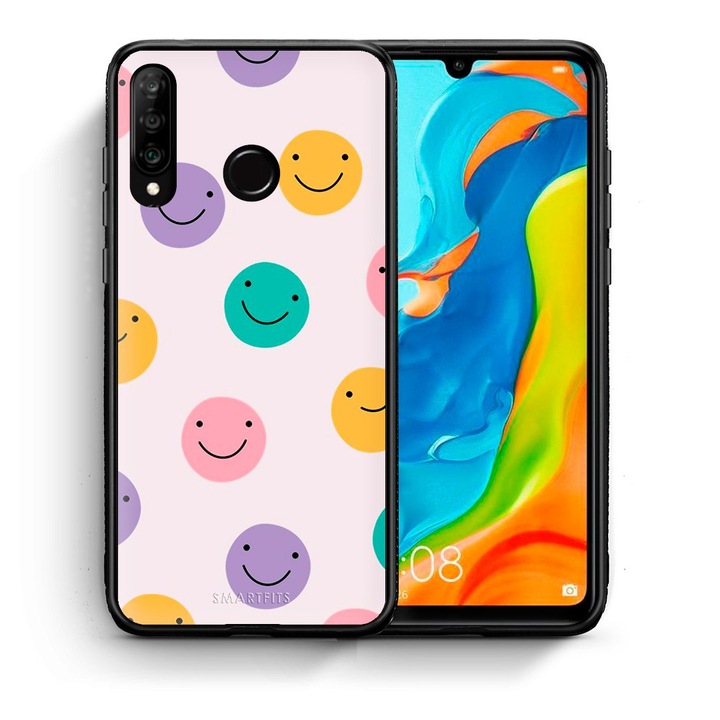 Husa pentru Huawei P30 Lite, Smartfits, Multicolor