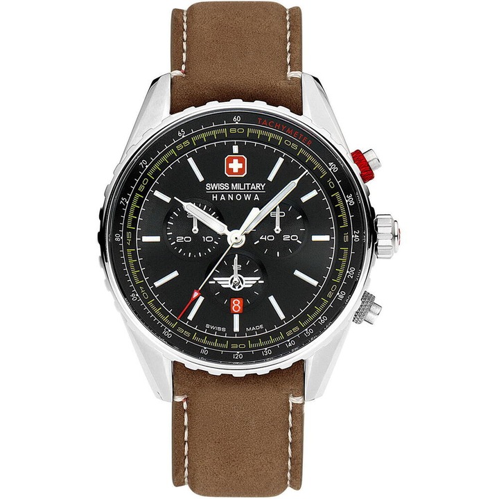 Мъжки часовник Swiss Military SMWGC0000301, кварцов, 44 мм, 10ATM