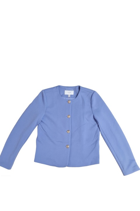 Sacou Vila cu nasturi, albastru, S