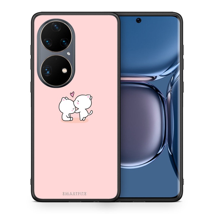 Husa protectie telefon, Smartfits, Pentru Huawei P50 Pro, Roz
