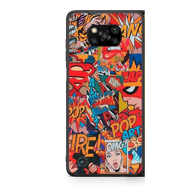 Husa telefon, Smartfits, Compatibil cu Xiaomi Poco X3/ X3 Pro/ X3 NFC, Multicolor