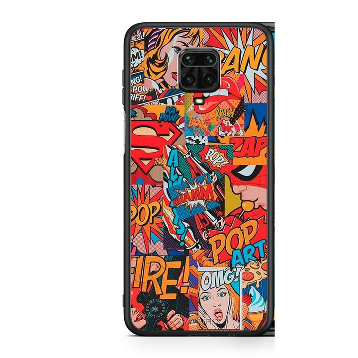 Husa telefon, Smartfits, Compatibil cu Xiaomi Redmi Note 9S/ 9 Pro, Multicolor