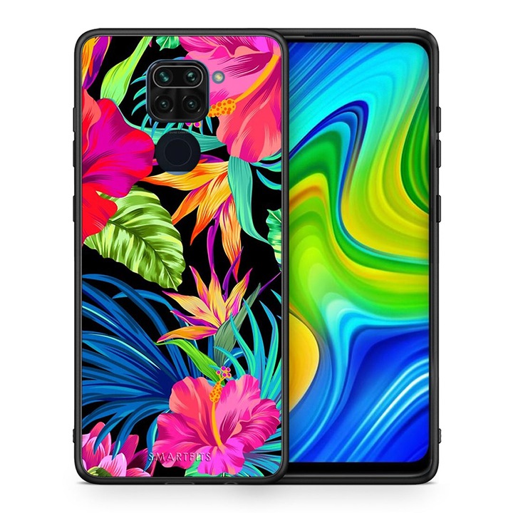 Husa telefon, Smartfits, Compatibil cu Xiaomi Redmi Note 9, Multicolor