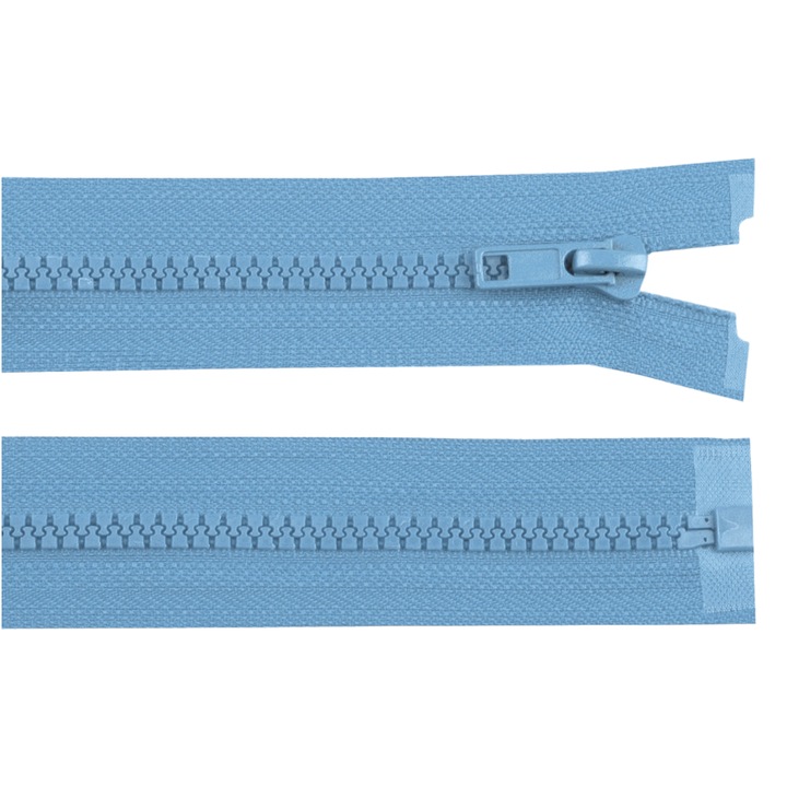 Fermoar plastic detasabil, lungime 80 cm, Albastru deschis