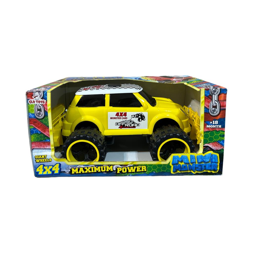 Masinuta pentru copii, Mini Monster, Galben - eMAG.ro