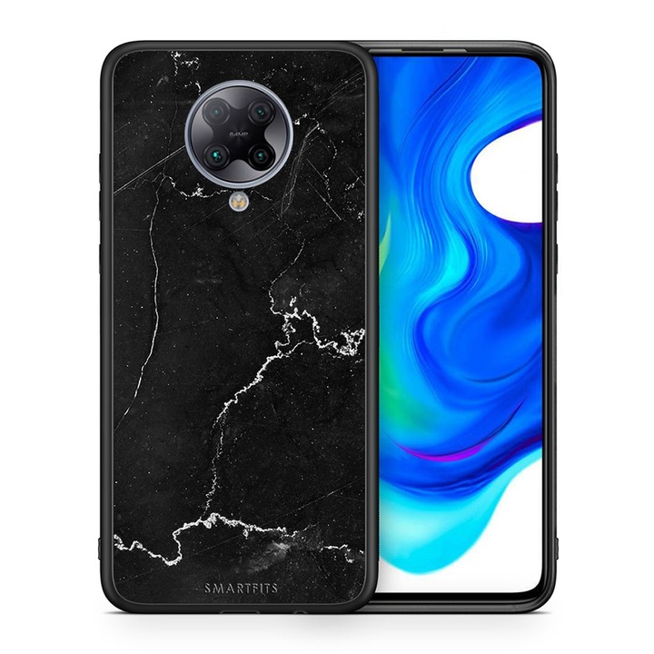 Husa telefon, Smartfits, Compatibil cu Xiaomi Poco F2 Pro, Silicon, Negru