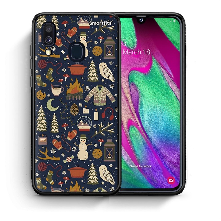 Husa protectie telefon, Smartfits, Compatibila cu Samsung Galaxy A40