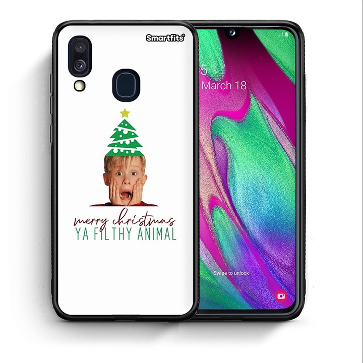 Husa protectie telefon, Smartfits, Compatibila cu Samsung Galaxy A40