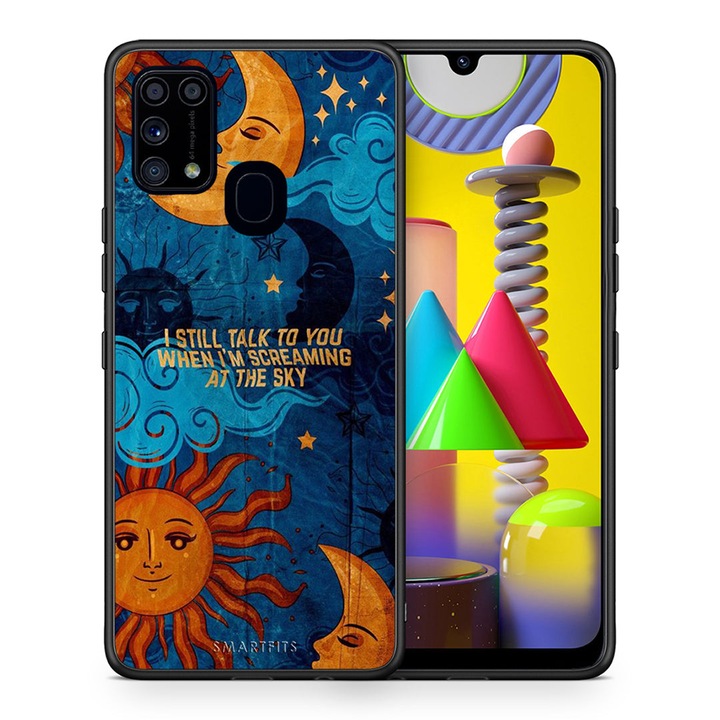 Husa protectie telefon, Smartfits, Multicolor, Compatibila cu Samsung Galaxy M31