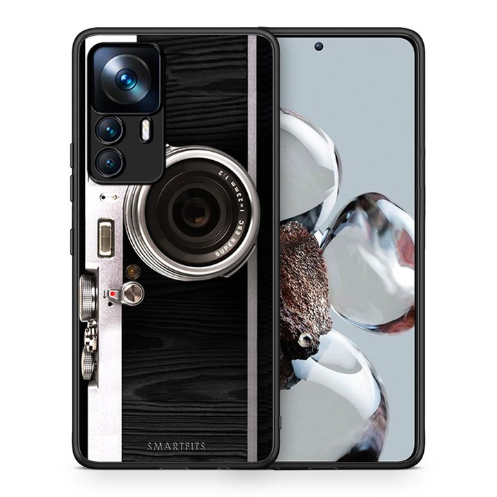 Husa pentru Xiaomi 12T/12T Pro/K50 Ultra, Smartfits, Negru/Argintiu