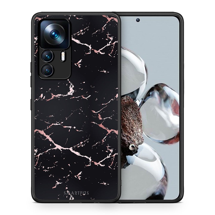 Husa pentru Xiaomi 12T/12T Pro/K50 Ultra, Smartfits, Negru/Roz