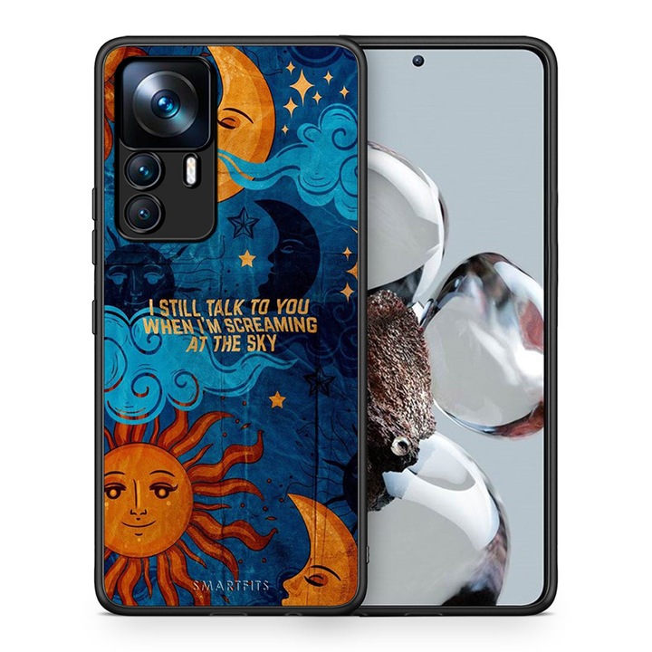 Husa pentru Xiaomi 12T/12T Pro/K50 Ultra, Smartfits, Albastru/Galben