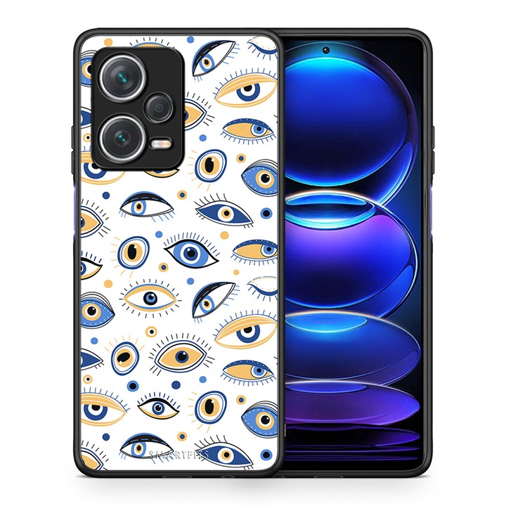 Husa telefon, Smartfits, Compatibil cu Xiaomi Redmi Note 12 Pro+/12 Pro Discovery, Multicolor