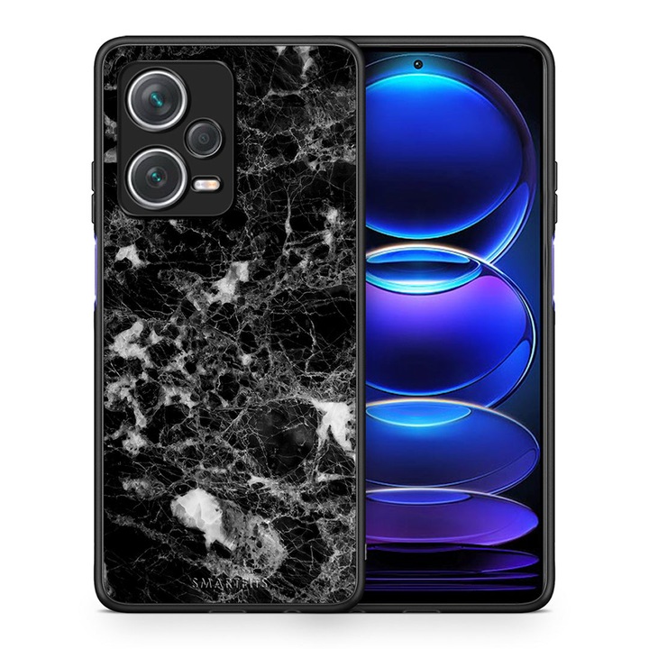 Husa telefon, Smartfits, Compatibil cu Xiaomi Redmi Note 12 Pro+/12 Pro Discovery, Negru