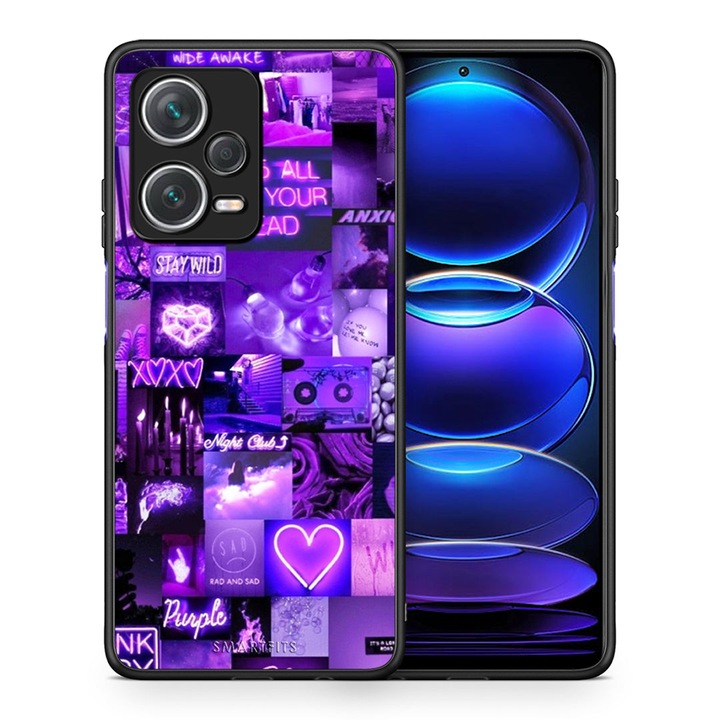 Husa telefon, Smartfits, Policarbonat/Poliuretan, Pentru Xiaomi Redmi Note 12 Pro+/12 Pro Discovery, Multicolor