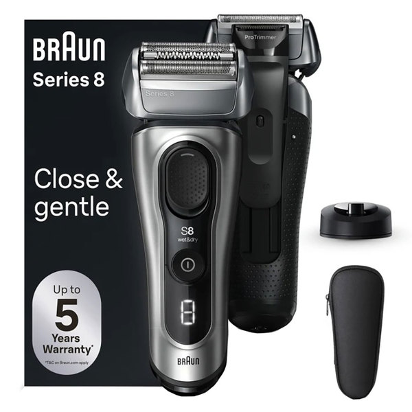 Aparat de Ras BRAUN Series 8 8517s, Wet & Dry, Autonomie 60 Min, 4