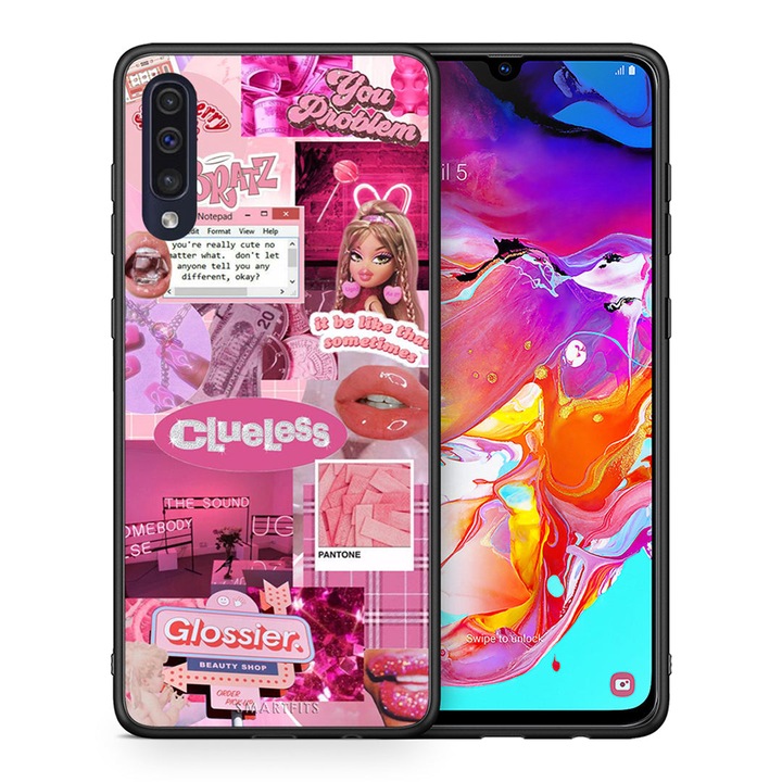 Husa pentru Samsung Galaxy A70, Smartfits, Roz