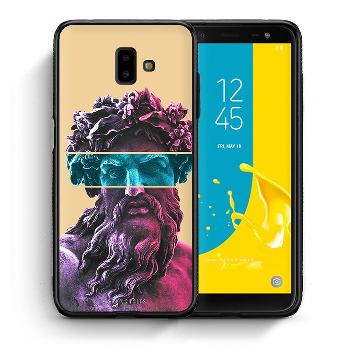 Husa telefon, Smartfits, Pentru Samsung Galaxy J6+, Policarbonat/Poliuretan, Multicolor
