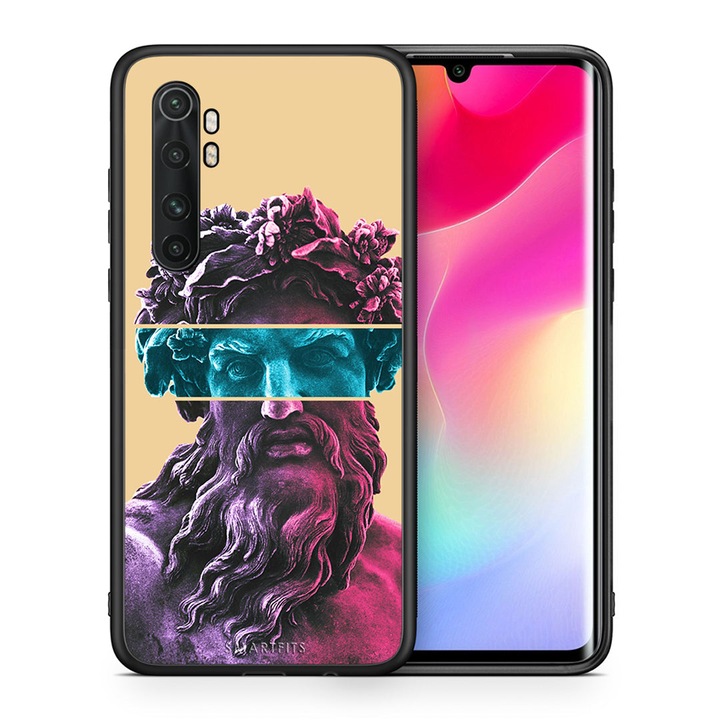 Husa pentru Xiaomi Mi Note 10 Lite, Smartfits, Zeus Art, Multicolor