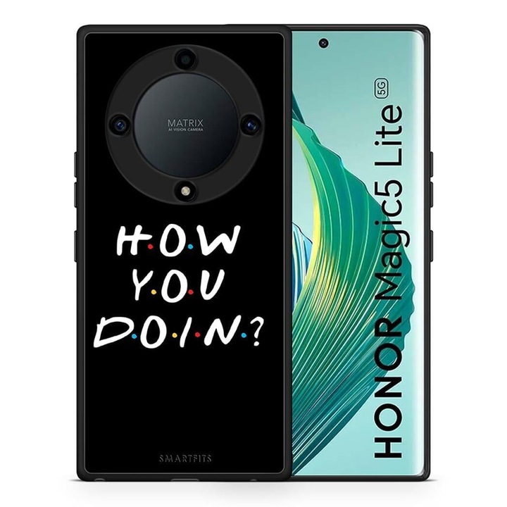 Husa telefon, Smartfits pentru Honor Magic5 Lite 5G / X40 / X9a, Negru