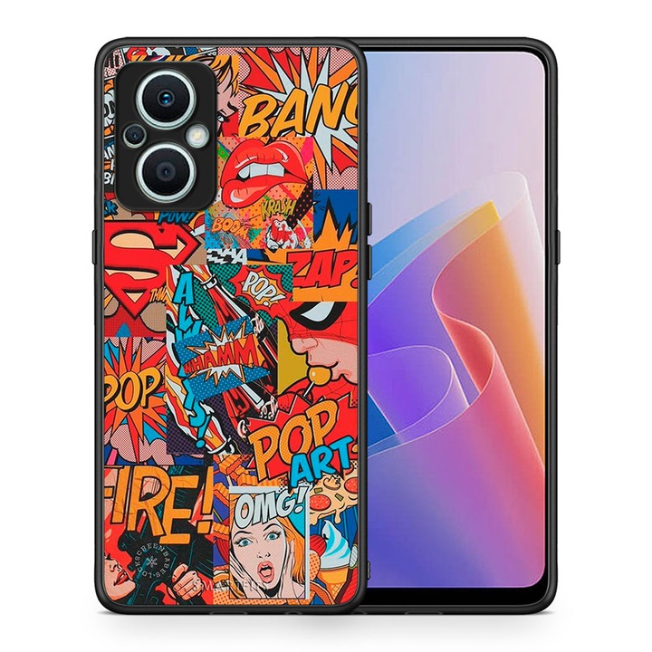 Husa Smartfits, PopArt OMG, pentru Oppo Reno7 Lite