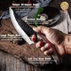 Professzionális rozsdamentes kés ergonomikus nyéllel, tapadásmentes, 160 mm-es pengével, csontozáshoz, befűzéshez és hámozáshoz