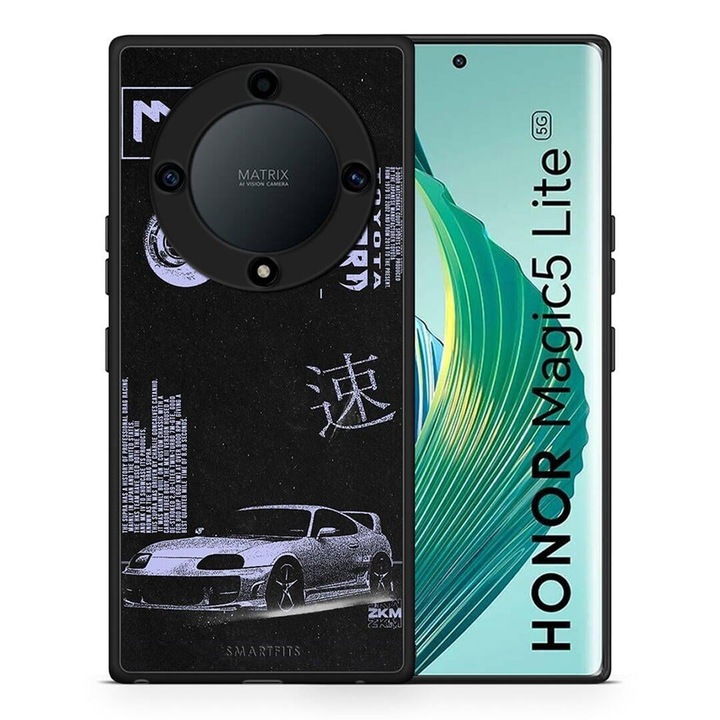 Husa telefon, Smartfits, Pentru Honor Magic5 Lite 5G/X40/X9a, Negru