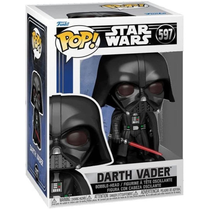 Figurina - Star Wars - Darth Vader, Negru, 9.5 cm