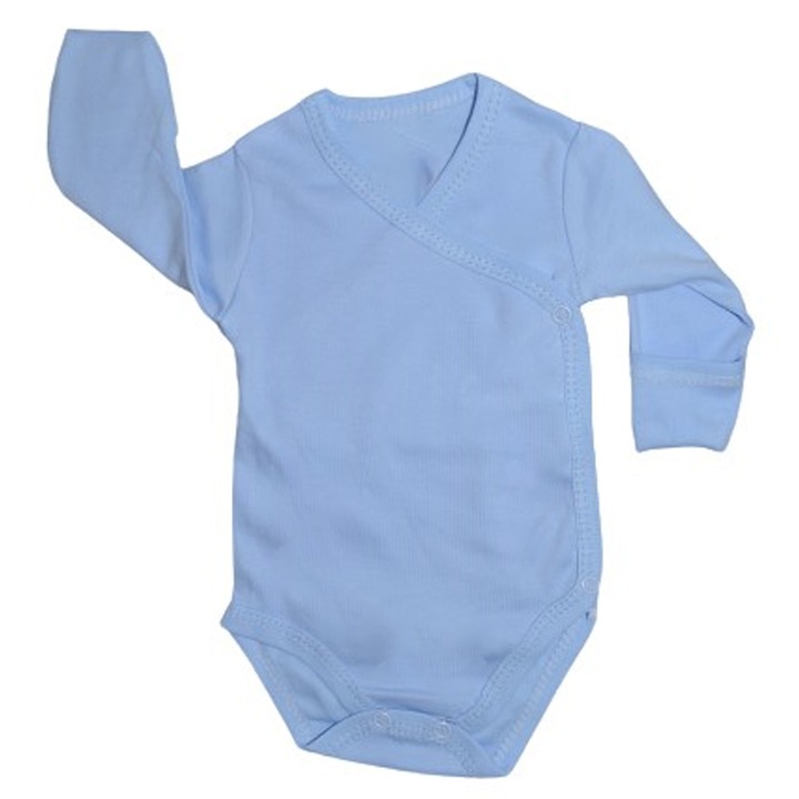 Body cu maneca lunga pentru baieti BabyToo BB1411A-74, Albastru 104295