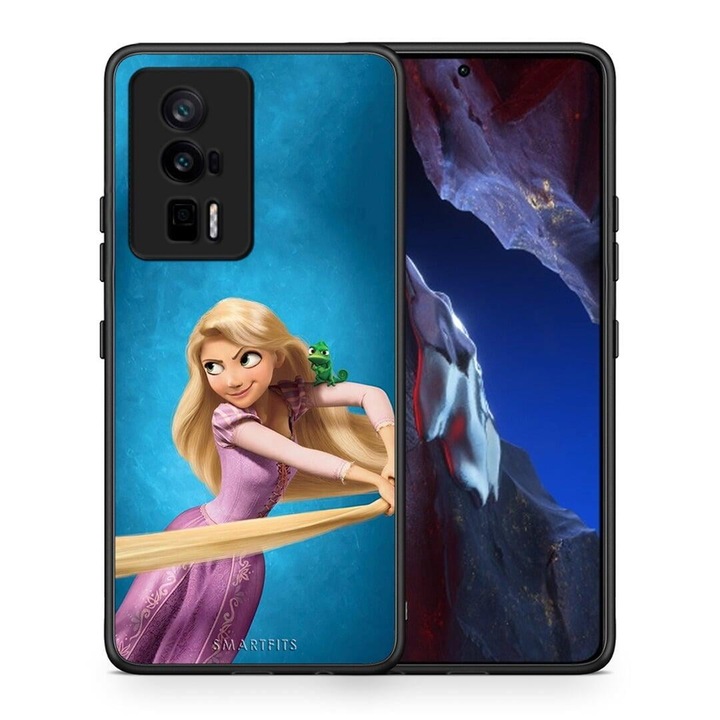 Husa protectie telefon, Smartfits, Pentru Xiaomi Poco F5 Pro / Redmi K60 Pro, Albastru