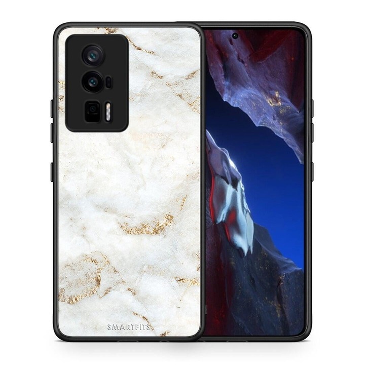 Husa protectie telefon, Smartfits, Pentru Xiaomi Poco F5 Pro / Redmi K60 Pro, Alb