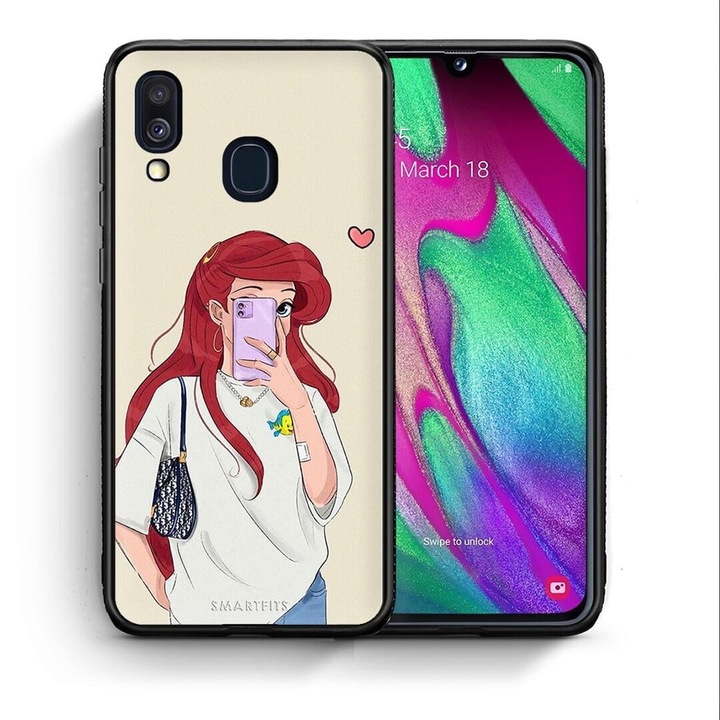 Husa telefon, Smartfits, pentru Samsung Galaxy A40, Multicolor